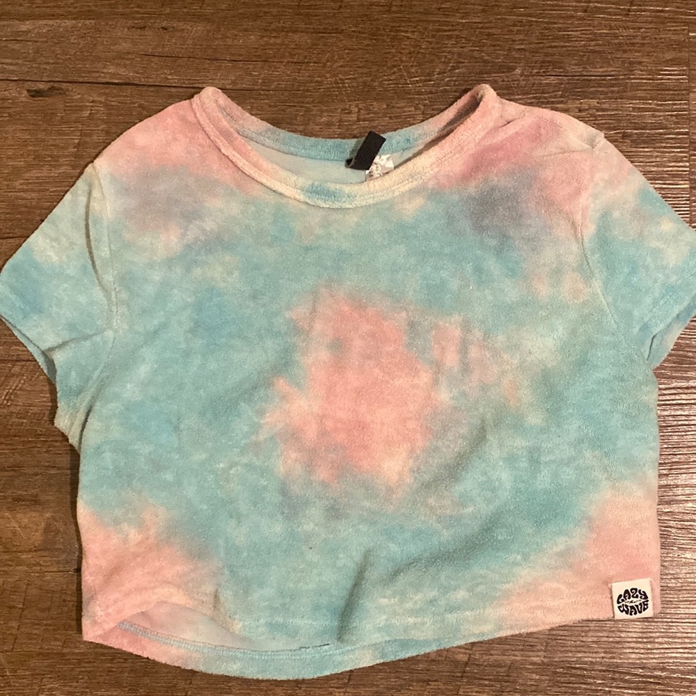 cropped tee, swim suit cover H&M